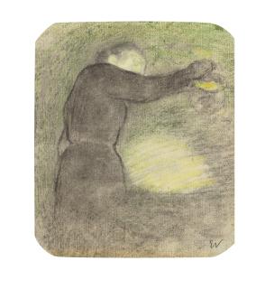 Edouard Vuillard - Femme au bras levé