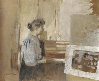 Edouard Vuillard - Femme dans l\'atelier