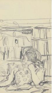 Edouard Vuillard - Femme devant la bibliothèque