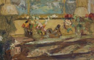 Edouard Vuillard - Fleurs Sur Une Console