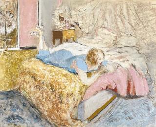 Edouard Vuillard - Gabrielle Jonas Allongée Sur Son Lit