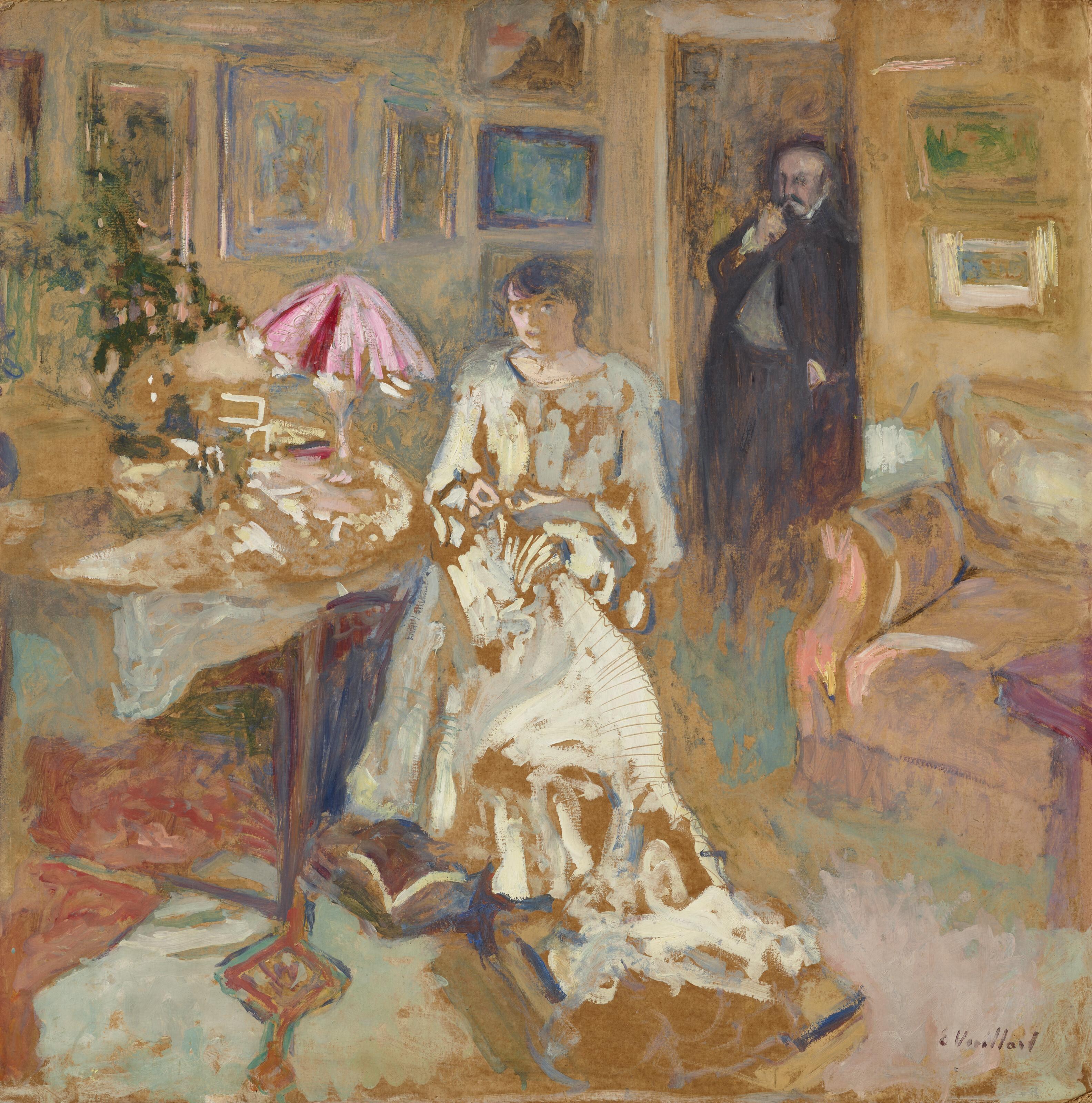 Edouard Vuillard - Jos Hessel et sa femme, rue de Rivoli