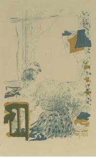 Edouard Vuillard - La Coutuiere, from L\'Album de la Revue Blanche (Roger-Marx 13)