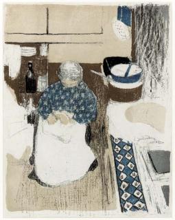 Edouard Vuillard - La Cuisinière, from Paysages et Intèrieurs (Roger-Marx 42)