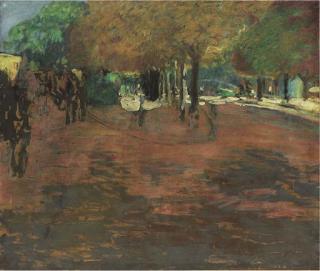Edouard Vuillard - La Muette, l\'arroseur