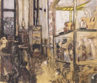 Edouard Vuillard - La salle Clarac au Louvre, étude I