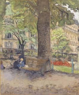 Edouard Vuillard - Le banc, Square Vintimille