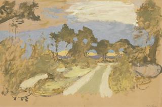 Edouard Vuillard - Le chemin à la campagne en Bretonne