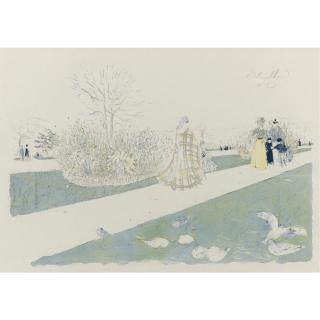 Edouard Vuillard - Le Jardin De Tuileries (Roger-Marx 28) 