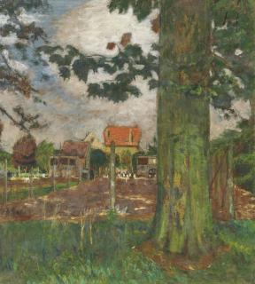 Edouard Vuillard - Le poulailler du Château des Clayes (The henhouse at Château des Clayes)