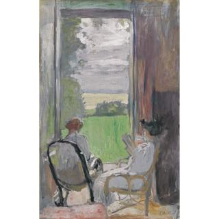 Edouard Vuillard - Lucy Hessel Et Jeanne Strauss Aux Étincelles