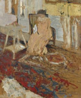 Edouard Vuillard - Madame Arthur Fontaine Au Tapis De Smyrne