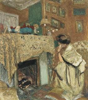 Edouard Vuillard - Madame Hessel Au Coin Du Feu Dit Devant La Cheminée