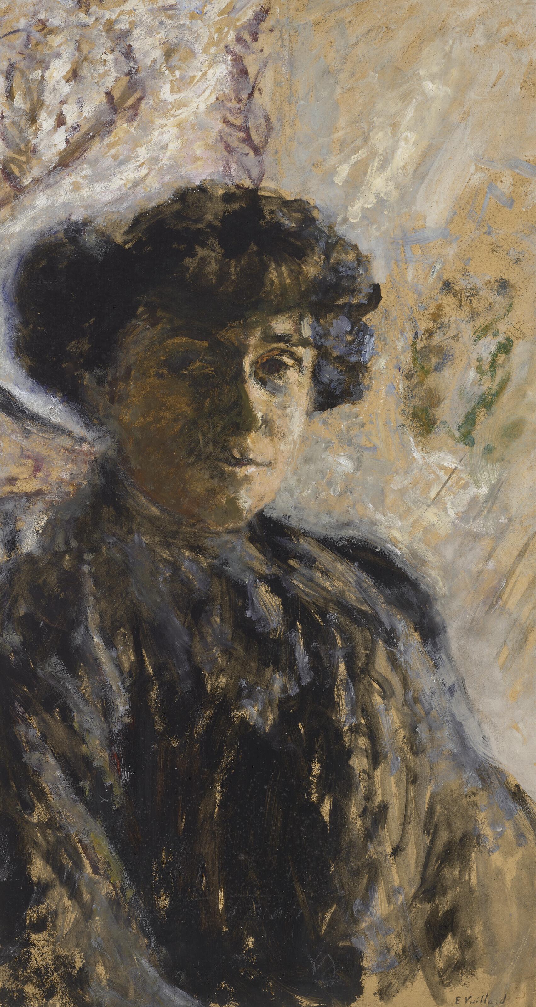 Edouard Vuillard - Madame Hessel en robe noir