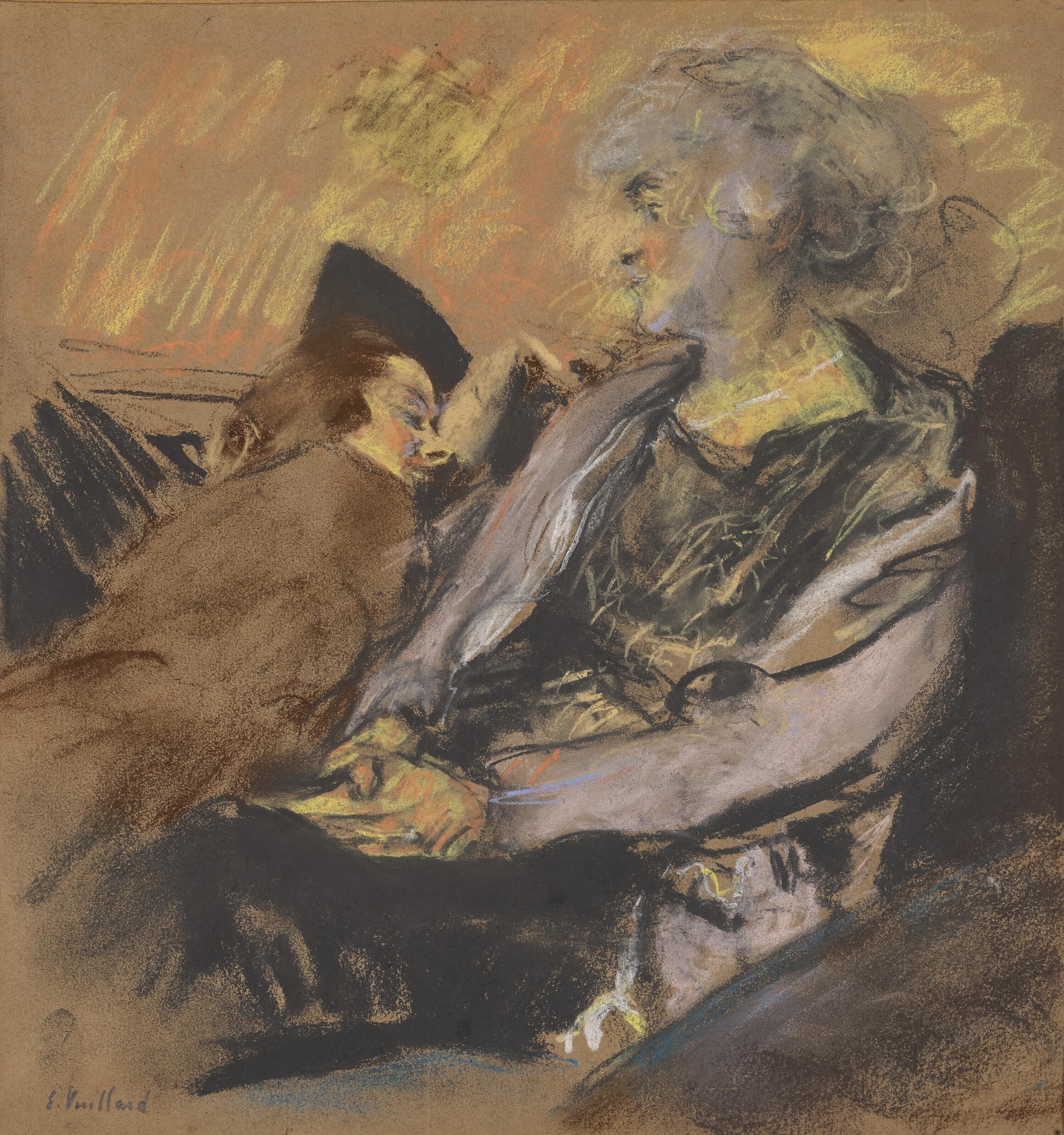 Édouard Vuillard - Madame Hessel et Reine Natanson, rue de Naples