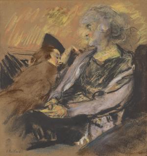 Édouard Vuillard - Madame Hessel et Reine Natanson, rue de Naples