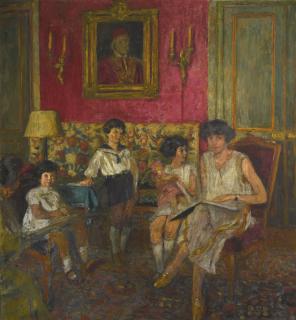Édouard Vuillard - Madame Jean Bloch Et Ses Enfants, Première Version