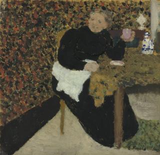 Édouard Vuillard - Madame Vuillard Avec Une Tasse Rose
