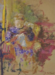 Edouard Vuillard - Madame Vuillard Cousant