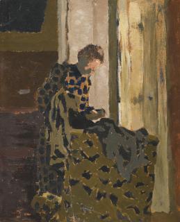 Édouard Vuillard - Marie Brossant Un Vêtement À La Fenêtre
