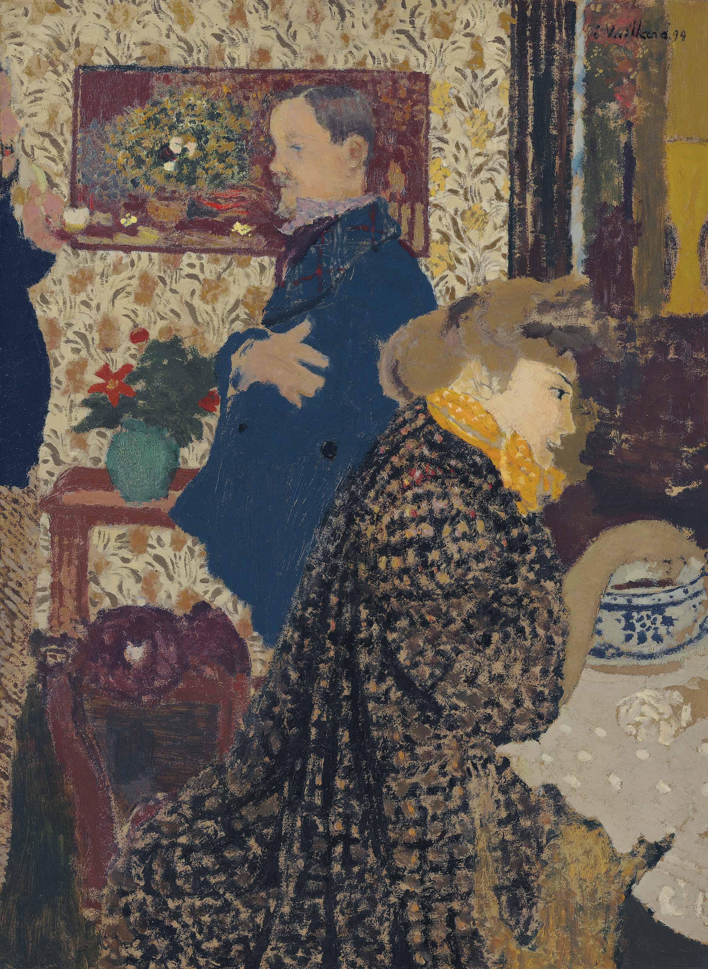 Edouard Vuillard - Misia et Vallotton à Villeneuve