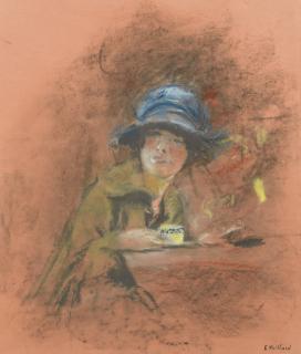 Edouard Vuillard - Modèle À La Tasse De Thé, Étude Pour Le Grand Teddy