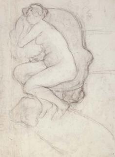 Edouard Vuillard - Nu assis dans un fauteuil