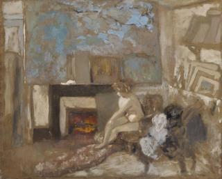 Edouard Vuillard - Nu dans l\'appartement de la rue Truffaut