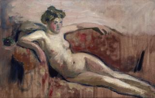 Édouard Vuillard - Nu étendu sur un canapé