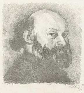 Edouard Vuillard - Portrait de Cézanne (Roger-Marx 51)