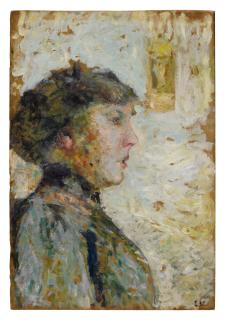 Édouard Vuillard - Portrait d\'une femme de profil