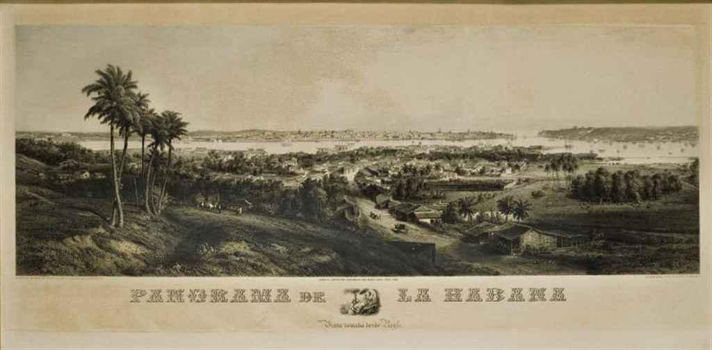 Edouard Willmann - Panorama de la Habana, Vista tomada desde Regla