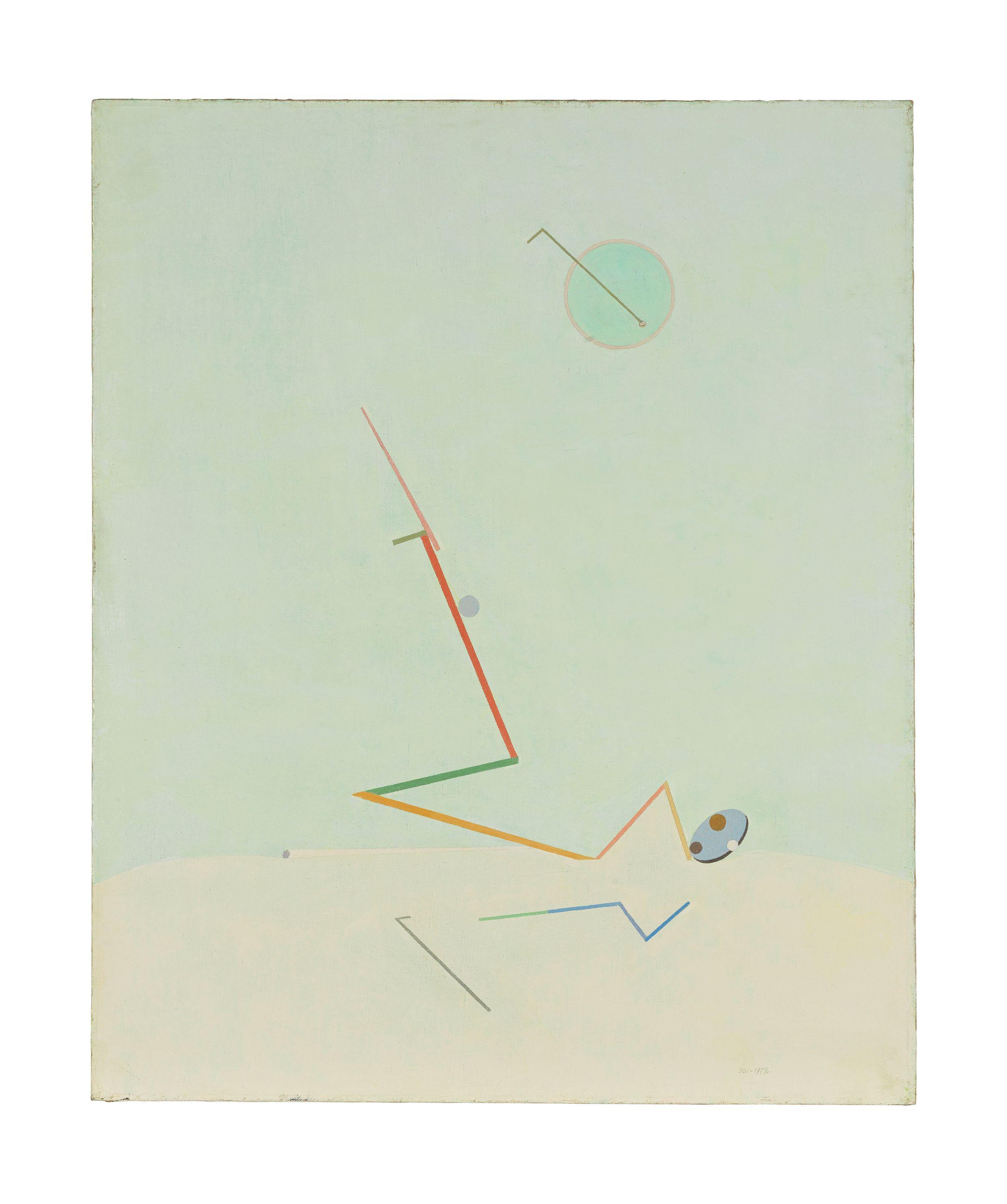 Eduard Arkadievich Steinberg - \'Composition. Novembre, 1978\'/ \'Composition. November, 1978\' sans cadre