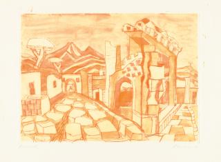 Eduard Bargheer - 2 Bll.: Pompeji – Neapel.