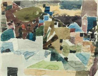 Eduard Bargheer - Häuser am Meer