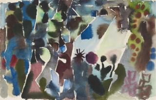 Eduard Bargheer - Nächtlicher Garten