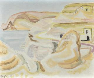 Eduard Bargheer - Ohne Titel (Südliche Landschaft).