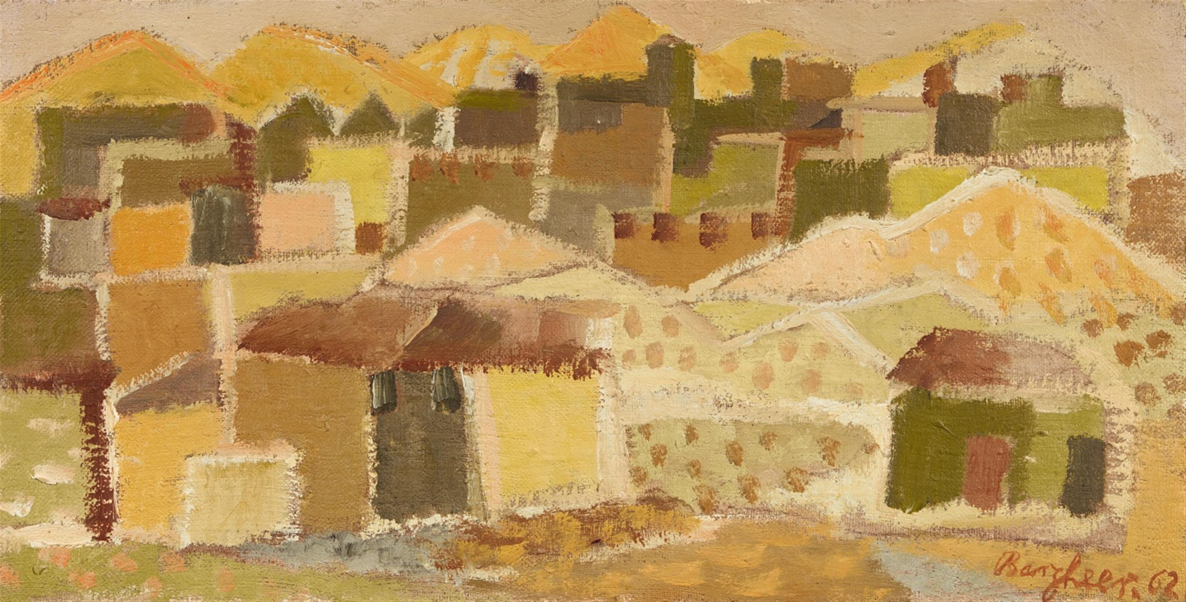 Eduard Bargheer - Stadt in der Wüste