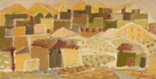 Eduard Bargheer - Stadt in der Wüste