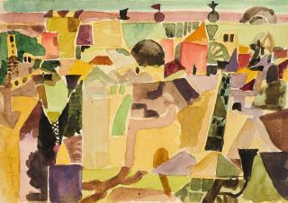 Eduard Bargheer - Südliche Landschaft.