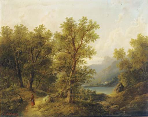 Eduard Boehm - Partie aus Untersteier bai Ehrenhausen; and Gevirgspartie aus Tirol