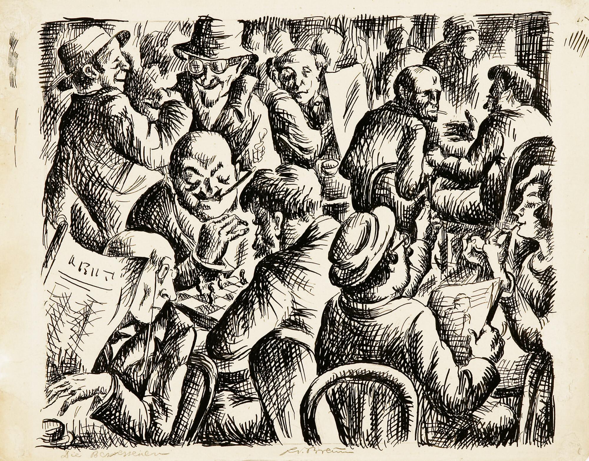 Eduard Braun - „Die Besessenen“.