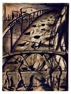 Eduard Braun - Großstadtbrücke.