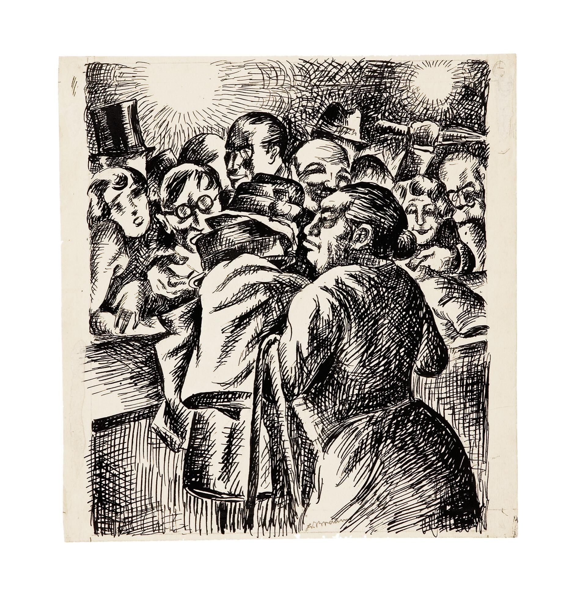 Eduard Braun - Theatergarderobe.