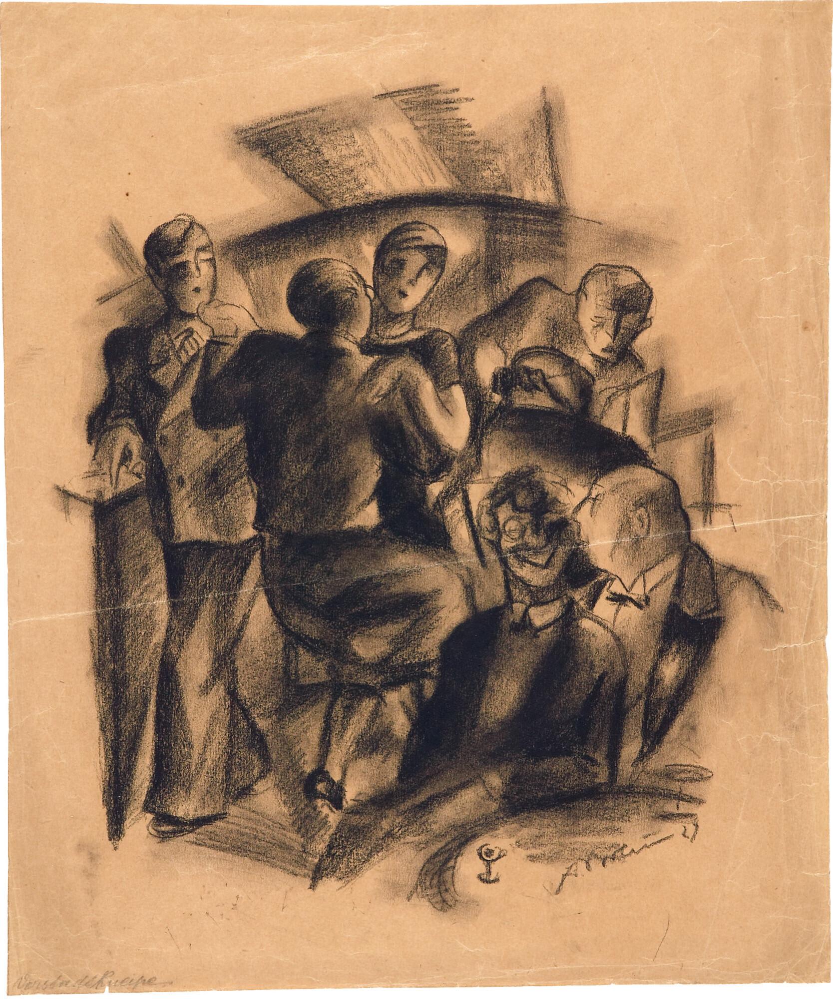 Eduard Braun - „Vorstadtkneipe“.