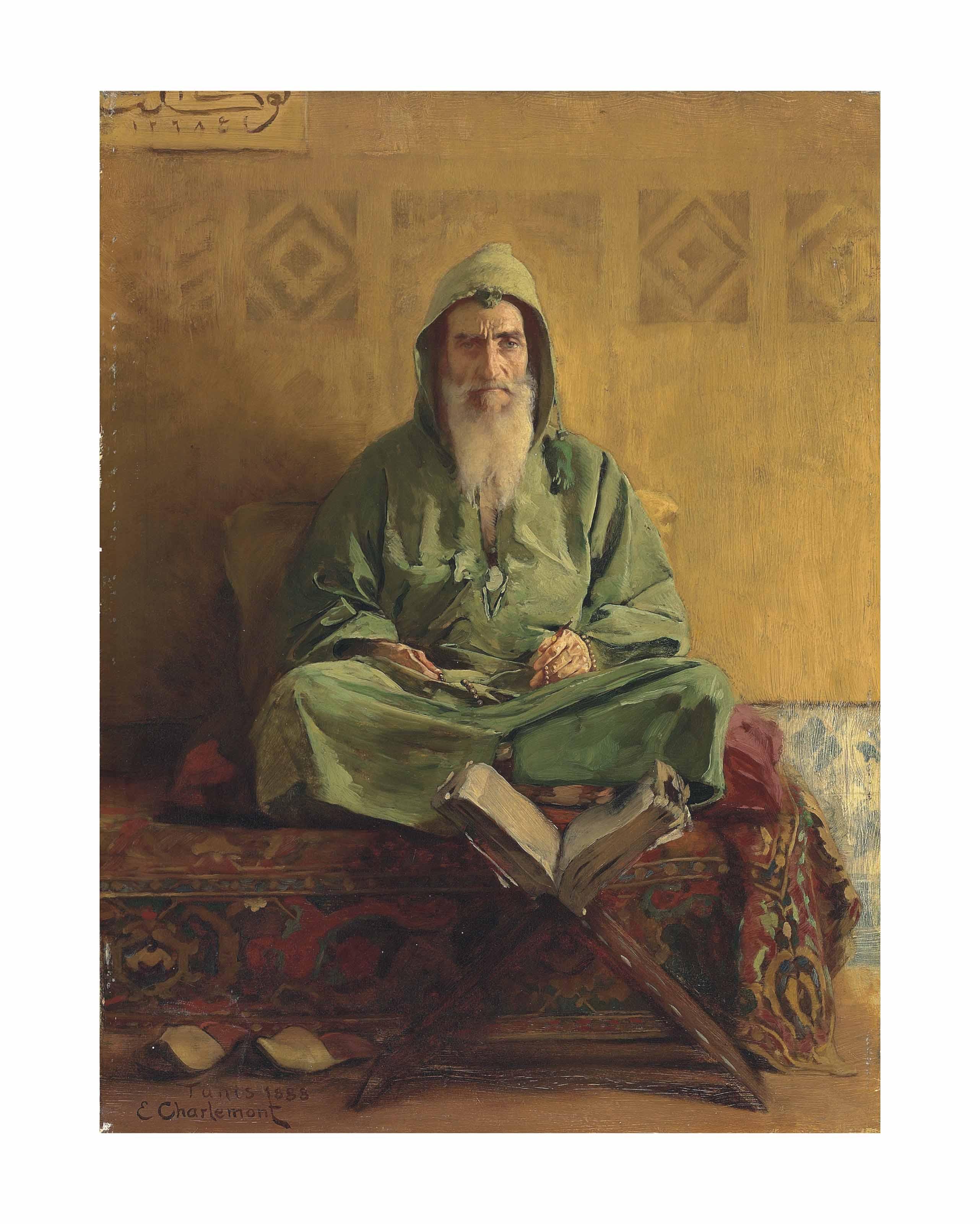 Eduard Charlemont - A moment of reflection, Tunis