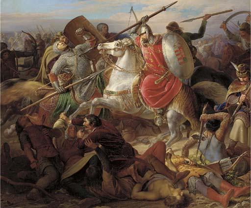 Eduard Engerth - A cavalry skirmish at the battle of Grunwald