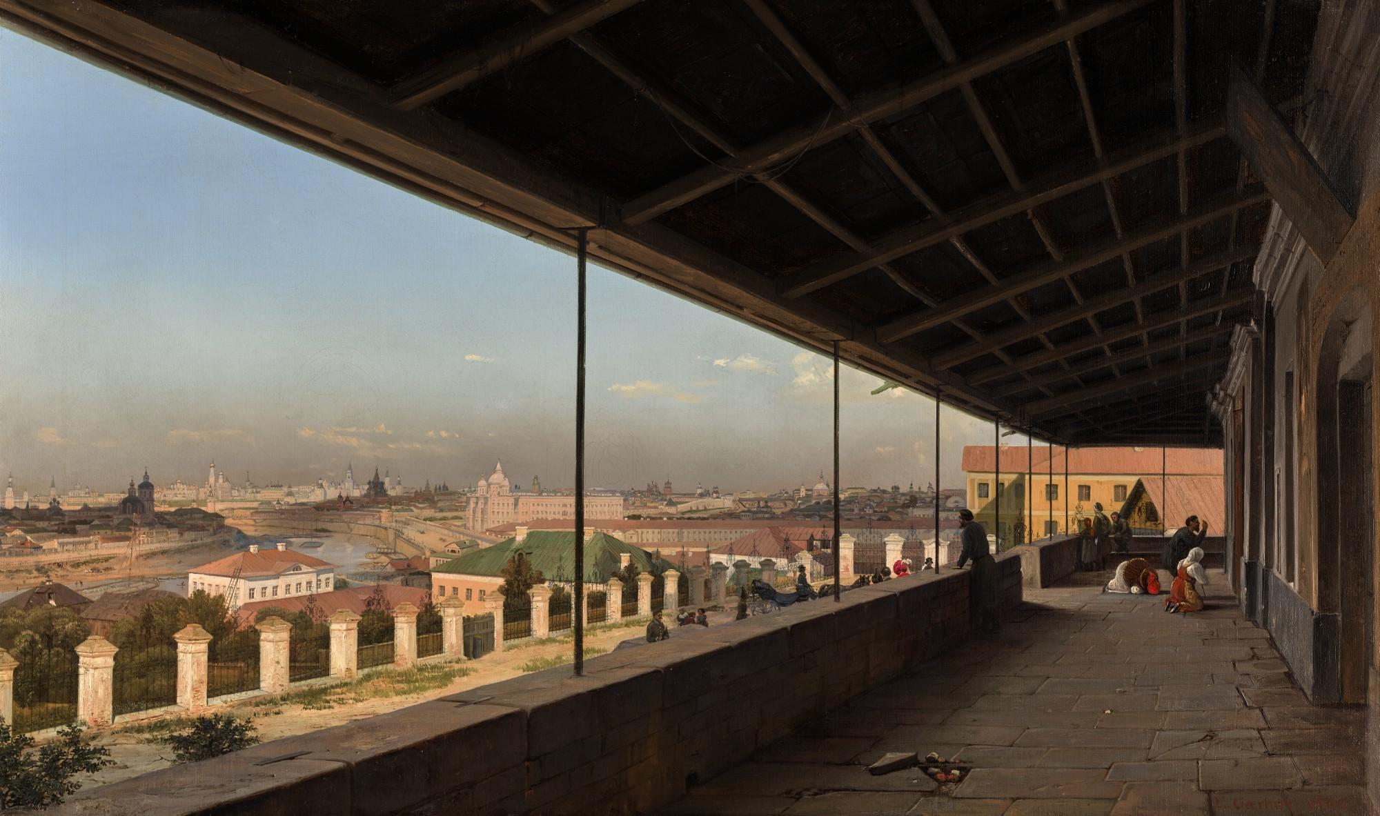 Eduard Gaertner - View Of Moscow From The Church Of Nikita The Martyr