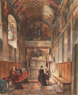 Eduard Gerhardt - Die Kapelle des hl. Isidor in der Markuskirche, Venedig