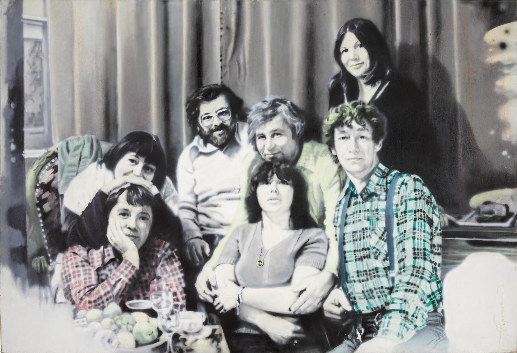 Eduard Gorokhovsky - Group Portrait In An Interior